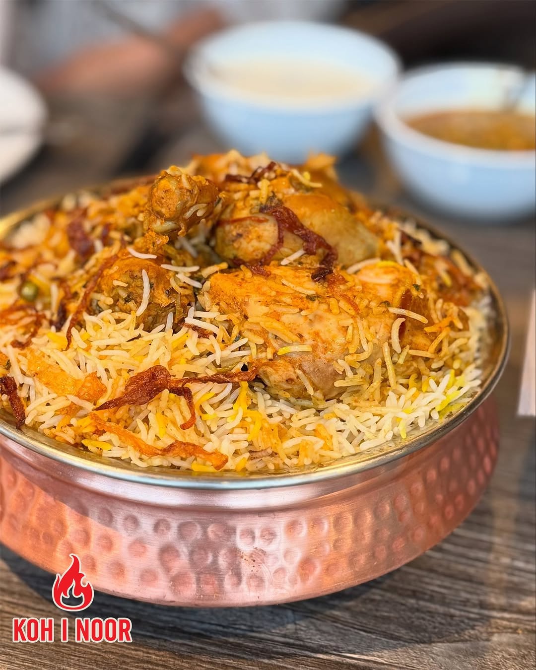Koh-I-Noor Indian biryani in Shotts.